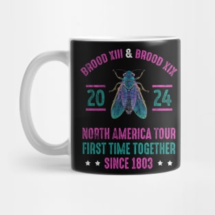 The Great Cicada Comeback Tour 2024 Vintage Gradient Mug